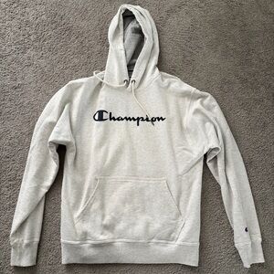 Champion Light Gray Hoodie